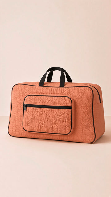 Signature Carry Ease Quilted Bag - Storage & Travelling Bag [Orange]
