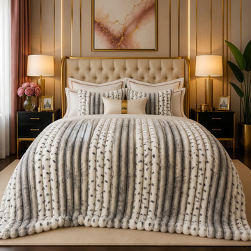Luxury Puffy Ac blanket ( DZN 7716 )