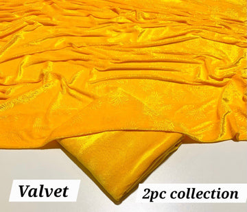 KOREAN VELVET 2PC KV-17 ( Yollow )