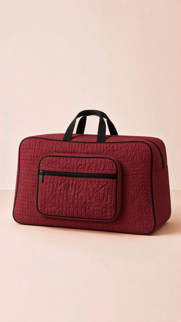 Signature Carry Ease Quilted Bag - Storage & Travelling Bag [Red]