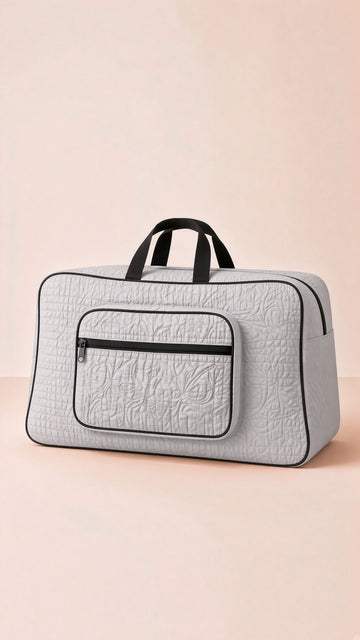 Signature Carry Ease Quilted Bag - Storage & Travelling Bag [Light Gray]