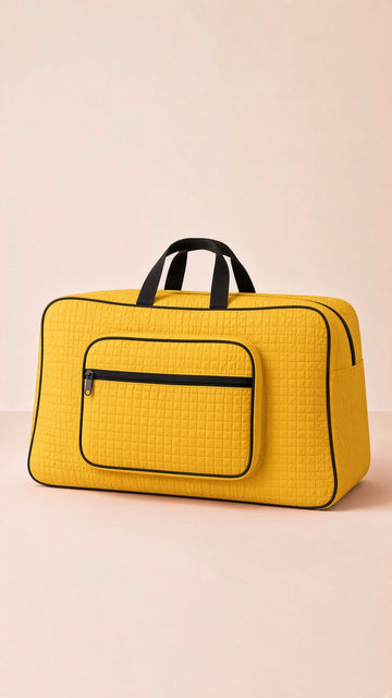 Signature Carry Ease Quilted Bag - Storage & Travelling Bag [Yellow]
