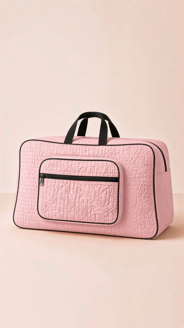 Signature Carry Ease Quilted Bag - Storage & Travelling Bag [Light Pink]