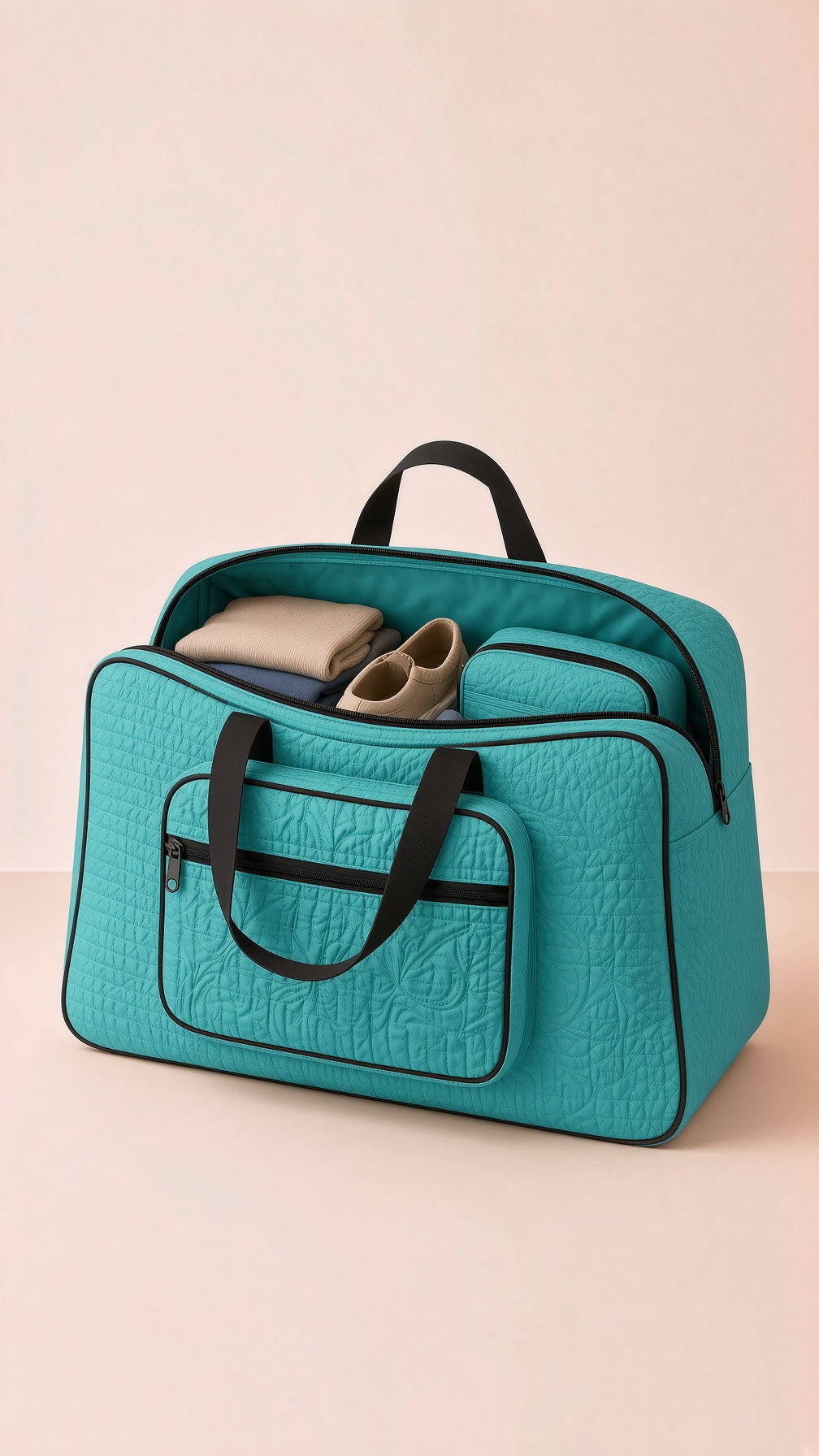 Signature Carry Ease Quilted Bag - Storage & Travelling Bag [Zinc]